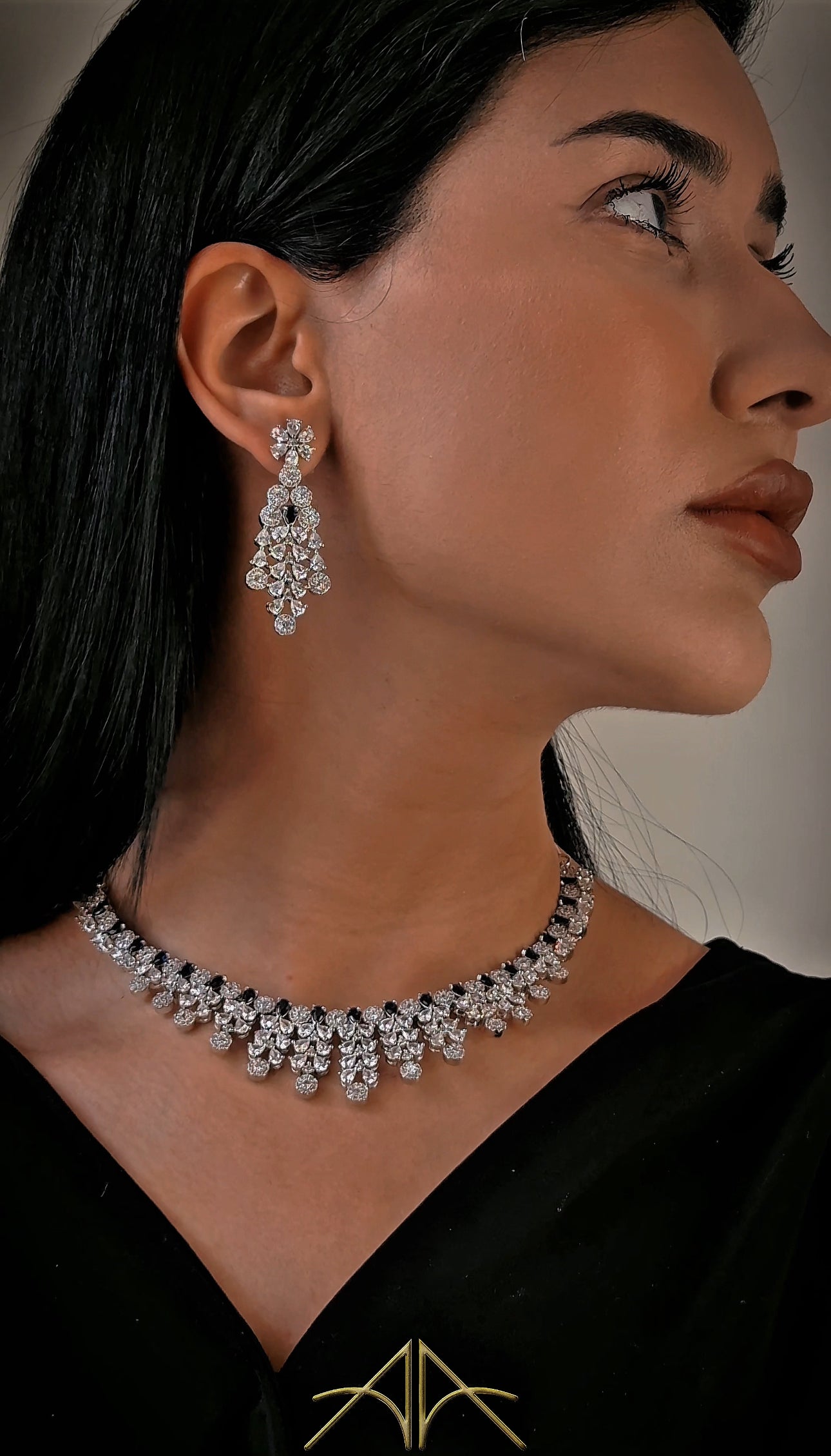 Midnight Serenade (Blue Sapphire Imitation Jewellery)